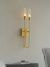 Modern Symmetrical Double Arrow Wall Sconce Minimalist Indoor Metal Light Fixture