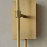 Modern Symmetrical Double Arrow Wall Sconce Minimalist Indoor Metal Light Fixture