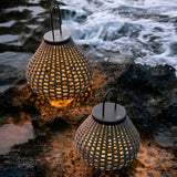 Modern Synthetic Rattan Outdoor Lawn Lamp USB Rechargeable IP54 LED Garden Light