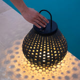 Modern Synthetic Rattan Outdoor Lawn Lamp USB Rechargeable IP54 LED Garden Light