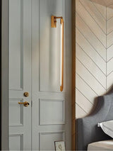 Modern T Tube Adjustable Wall Sconce Gold Industrial LED Light Fixture for Home Decor