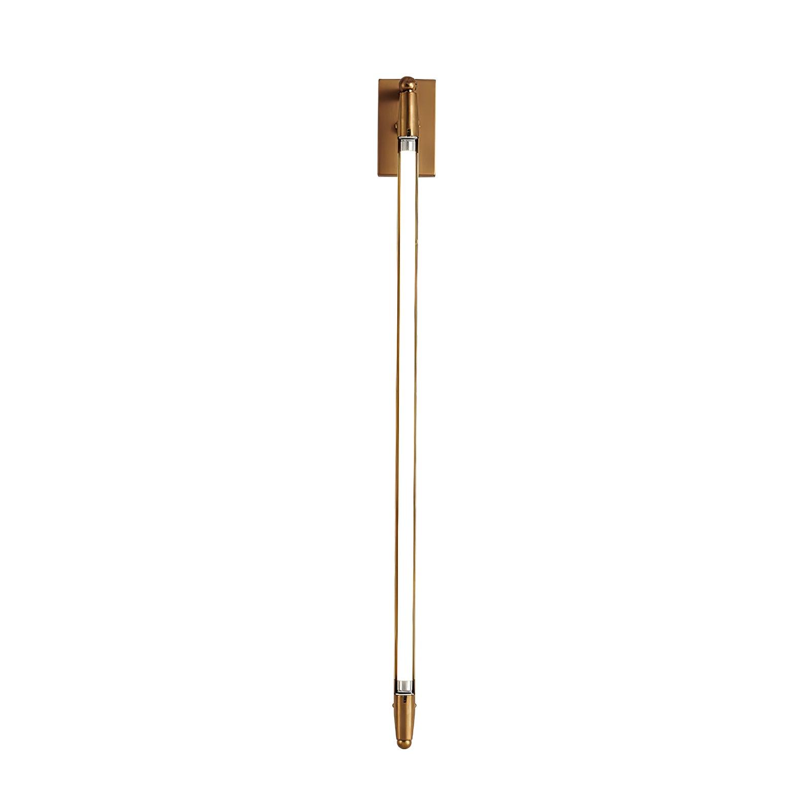 Modern T Tube Adjustable Wall Sconce Gold Industrial LED Light Fixture for Home Decor