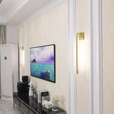 Modern T Tube Adjustable Wall Sconce Gold Industrial LED Light Fixture for Home Decor