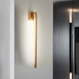 Modern T Tube Adjustable Wall Sconce Gold Industrial LED Light Fixture for Home Decor