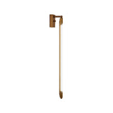 Modern T Tube Adjustable Wall Sconce Gold Industrial LED Light Fixture for Home Decor