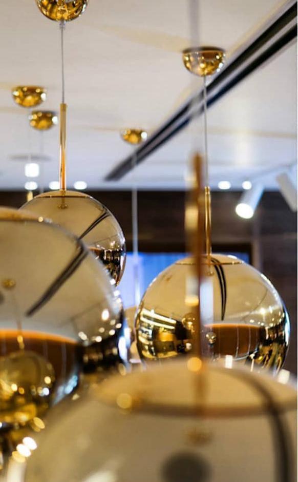 Modern Teardrop Metallic Fade Glass Pendant Light Contemporary Ceiling Hanging Lamp