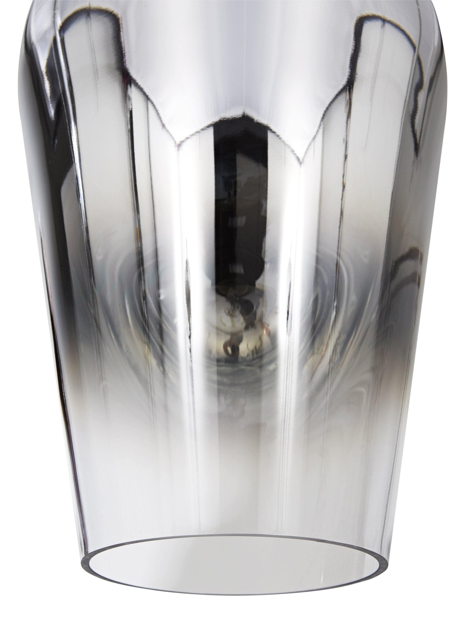 Modern Teardrop Metallic Fade Glass Pendant Light Contemporary Ceiling Hanging Lamp