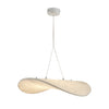 Modern Tense Silk Pendant Light Minimalist Cloud Hanging Lamp LED Chandelier for Living Room Dining Space