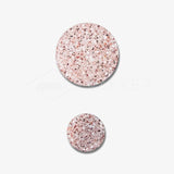 Modern Terrazzo Floating Disc Wall Sconce Backlit Integrated LED Lighting