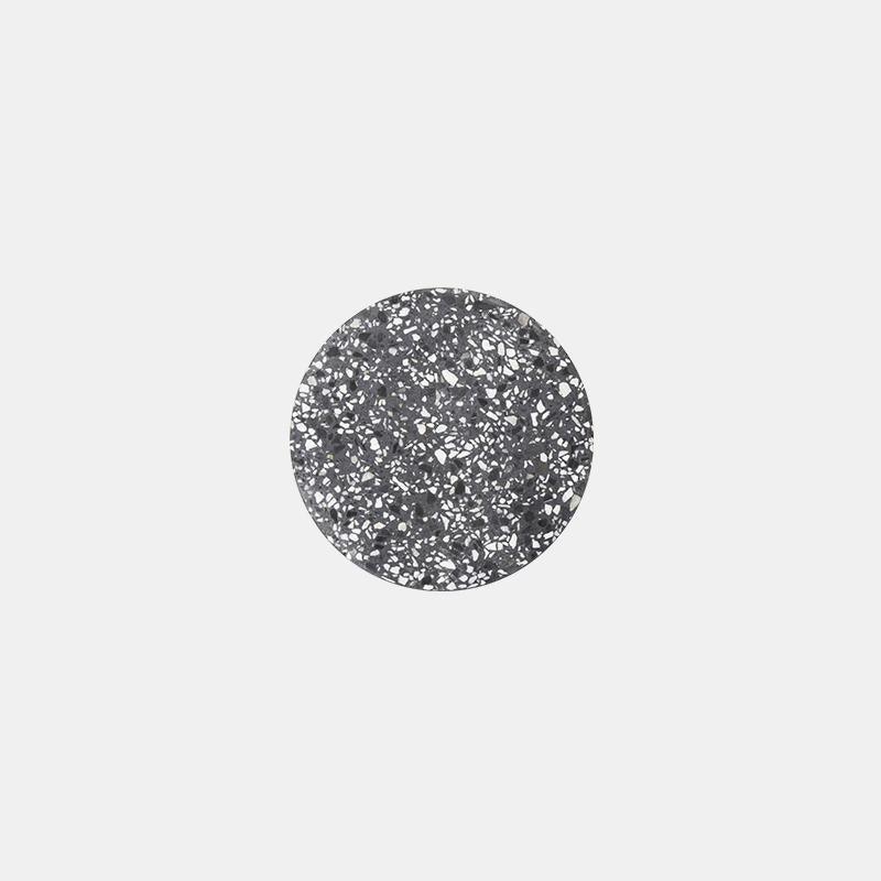 Modern Terrazzo Floating Disc Wall Sconce Backlit Integrated LED Lighting
