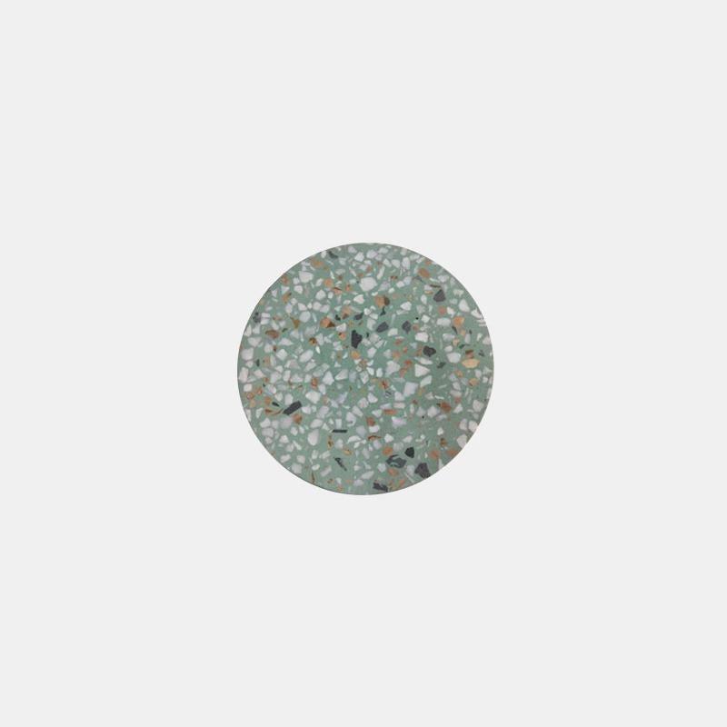 Modern Terrazzo Floating Disc Wall Sconce Backlit Integrated LED Lighting