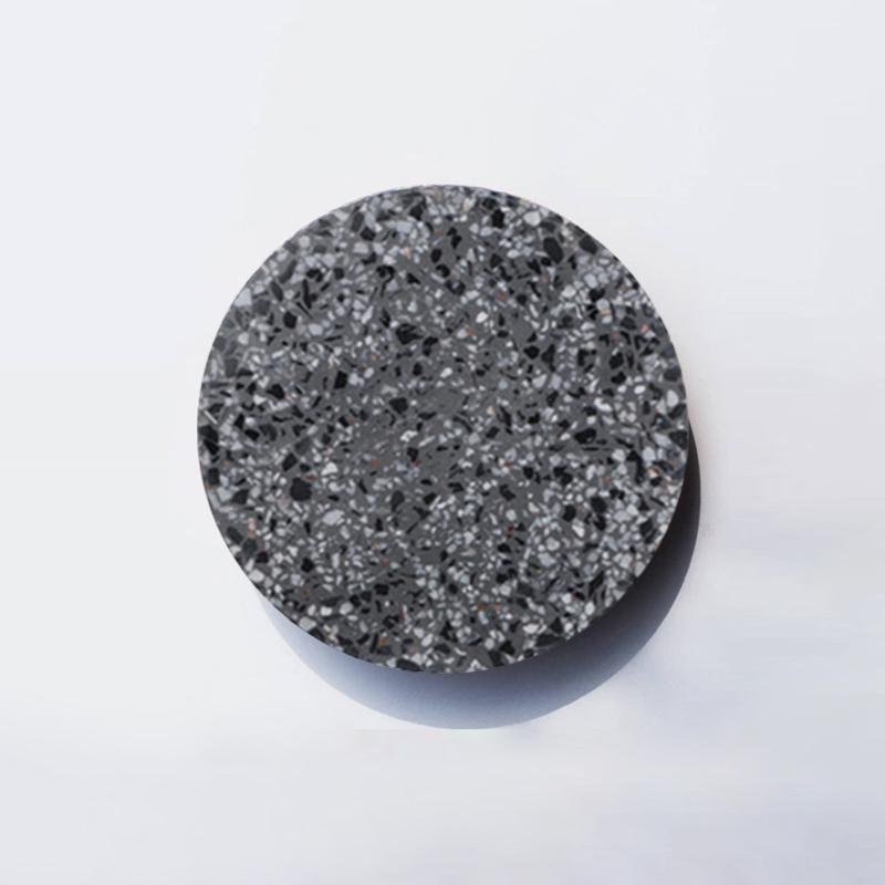 Modern Terrazzo LED Outdoor Wall Sconce Waterproof Circular Porch Light for Garden and Patio