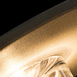 Modern Terrazzo LED Outdoor Wall Sconce Waterproof Circular Porch Light for Garden and Patio