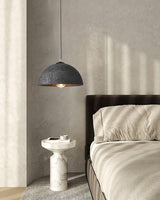 Modern Textured Composite Dome Pendant Light Minimalist Droplight for Home