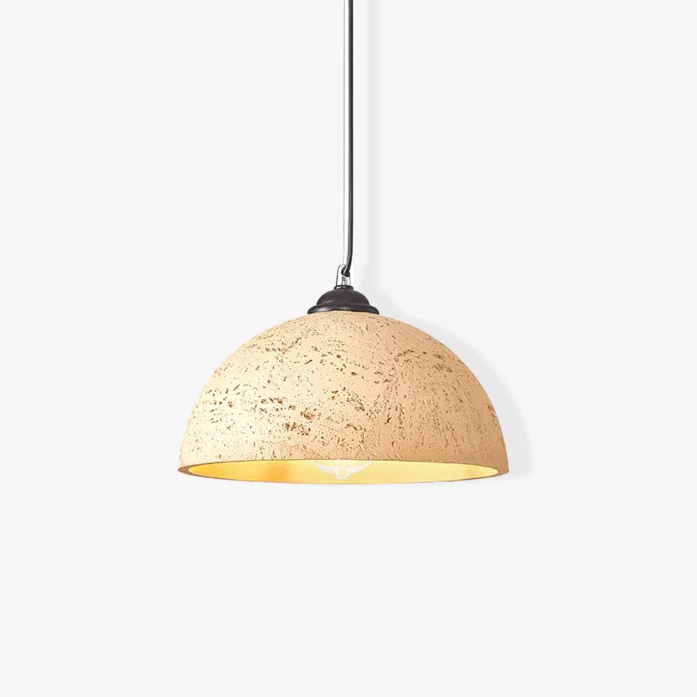 Modern Textured Composite Dome Pendant Light Minimalist Droplight for Home