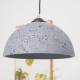 Modern Textured Composite Dome Pendant Light Minimalist Droplight for Home