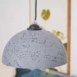 Modern Textured Composite Dome Pendant Light Minimalist Droplight for Home