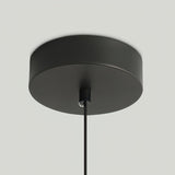 Modern Thin Disc LED Pendant Light Slim Brass Acrylic Minimalist Hanging Lamp
