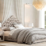Modern Tiered Capiz Shell Chandelier Pendant Light Fixture for Indoor Decor