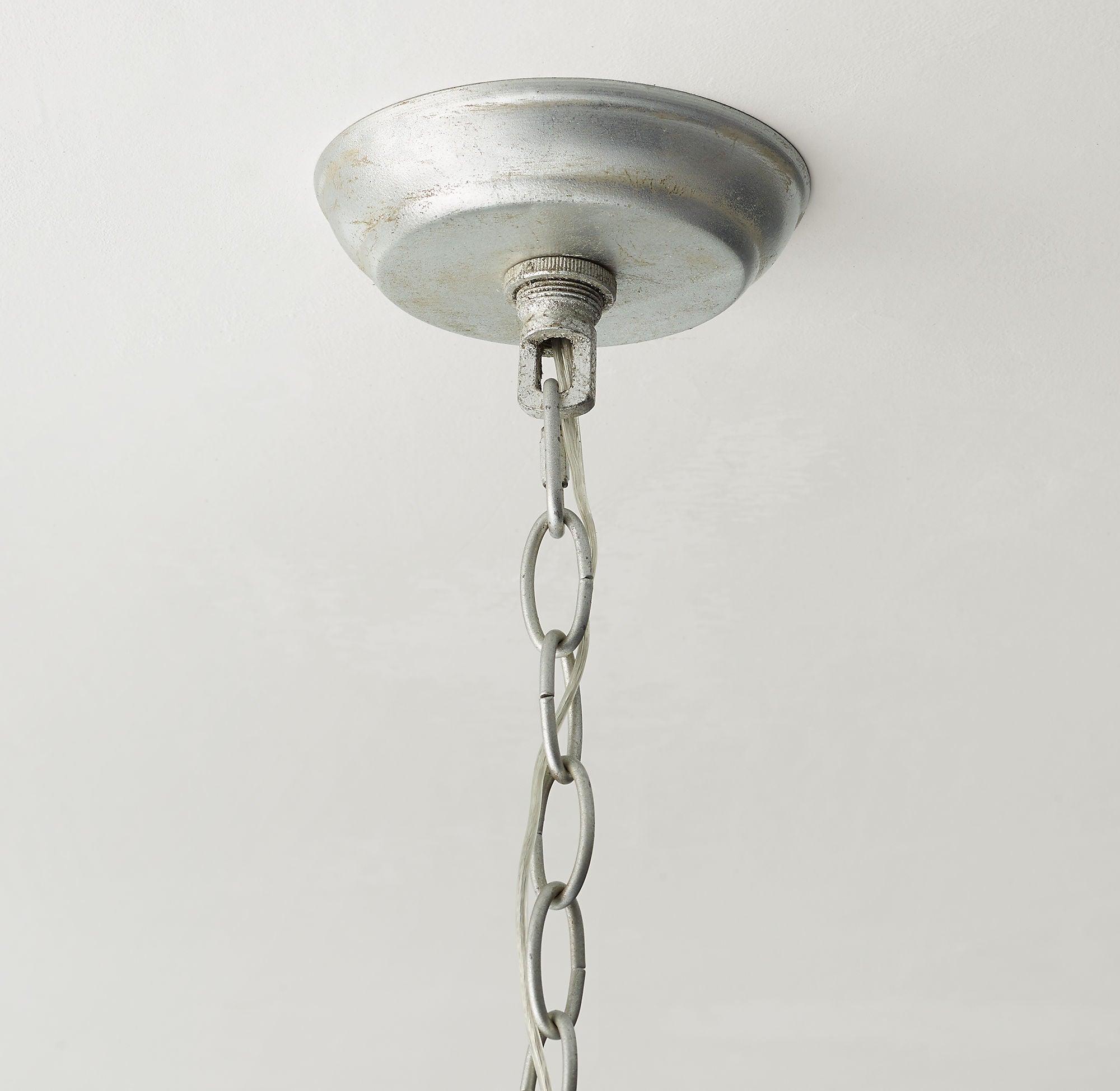 Modern Tiered Capiz Shell Chandelier Pendant Light Fixture for Indoor Decor