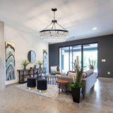 Modern Tiered Crystal Chandelier Ceiling Light for Elegant Home Ambiance
