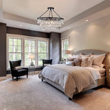 Modern Tiered Crystal Chandelier Ceiling Light for Elegant Home Ambiance