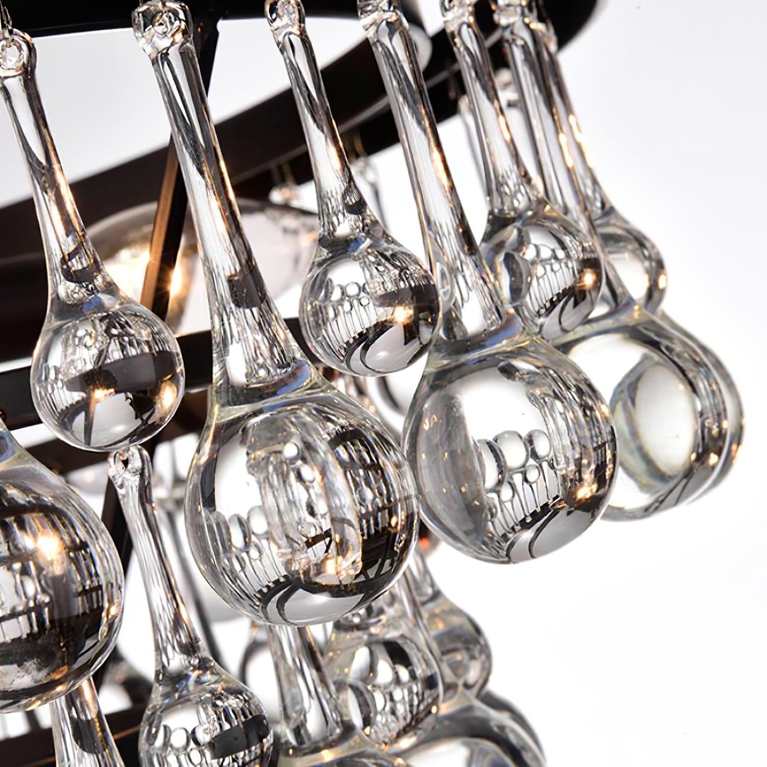 Modern Tiered Crystal Chandelier Ceiling Light for Elegant Home Ambiance