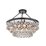Modern Tiered Crystal Chandelier Ceiling Light for Elegant Home Ambiance