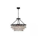Modern Tiered Crystal Chandelier Ceiling Light for Elegant Home Ambiance