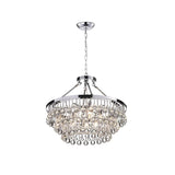 Modern Tiered Crystal Chandelier Ceiling Light for Elegant Home Ambiance