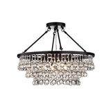 Modern Tiered Crystal Chandelier Ceiling Light for Elegant Home Ambiance