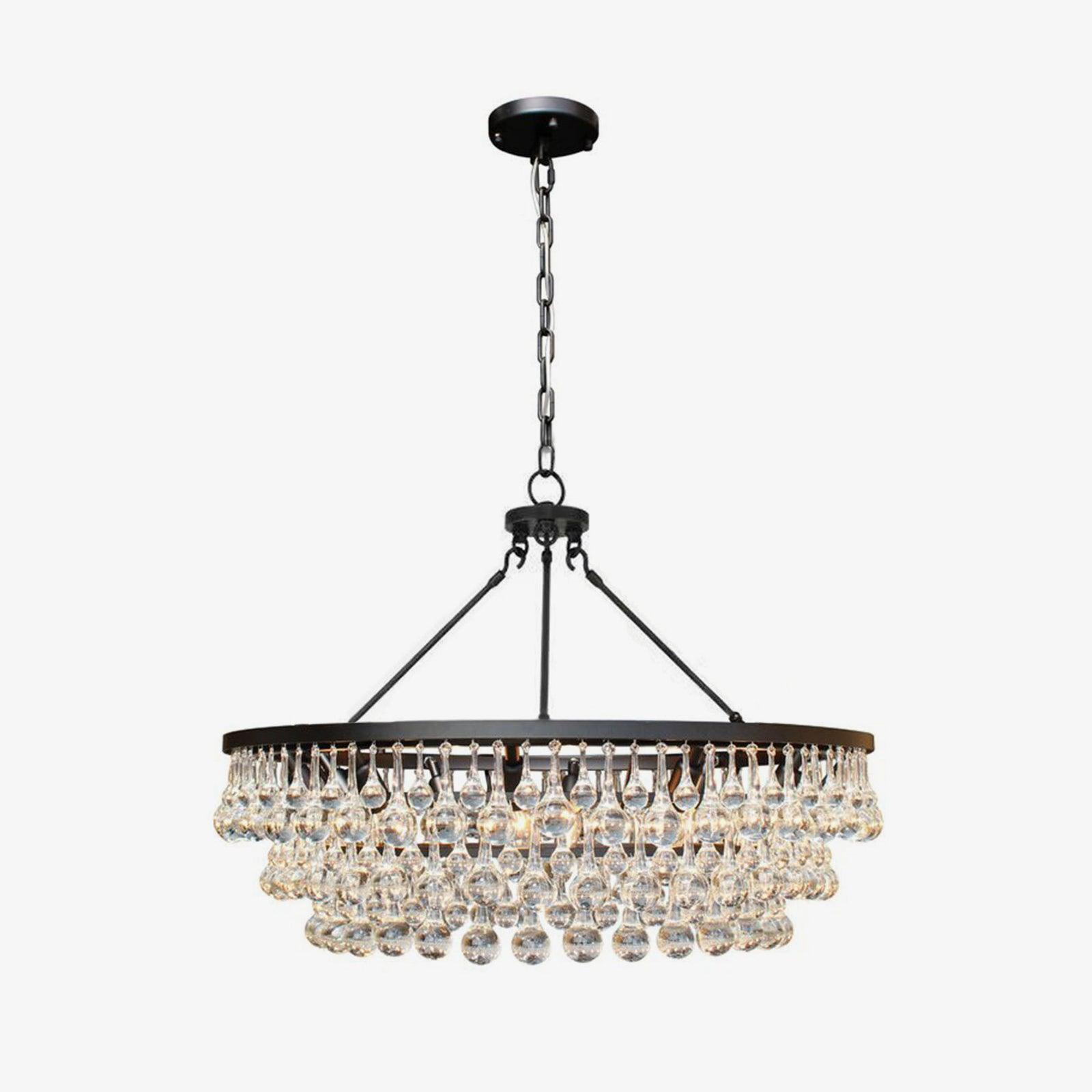Modern Tiered Crystal Chandelier Ceiling Light for Elegant Home Ambiance