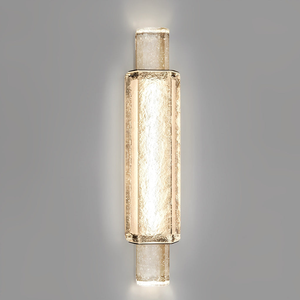 Modern Titanium Gold Crystal Glass LED Wall Sconce Nordic Post Modern Indoor Light