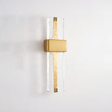 Modern Torch Wall Sconce with Handcrafted Textured Glass and Integrated LED Lighting