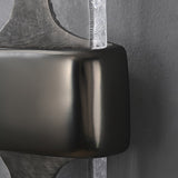 Modern Torch Wall Sconce with Handcrafted Textured Glass and Integrated LED Lighting