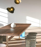 Modern Translucent Frosted Glass Pendant Light with Hand Blown Pebble Shape Design