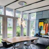 Modern Transparent Acrylic LED Multi Light Pendant Chandelier Sculpture