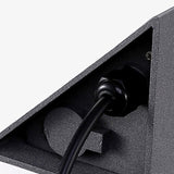 Modern Triangle LED Recessed Step Light Outdoor Waterproof IP65 Wall Mounted Stair Lamp for Pathway