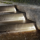 Modern Triangle Solar Step Lights IP65 Waterproof Wireless Outdoor LED Deck and Path Lighting