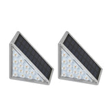 Modern Triangle Solar Step Lights IP65 Waterproof Wireless Outdoor LED Deck and Path Lighting