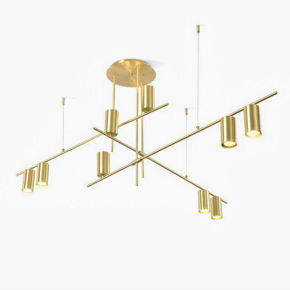 Modern Tribes Minimalist Chandelier Multi Head Pendant Light for Living Room and Office