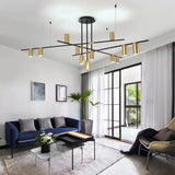 Modern Tribes Minimalist Chandelier Multi Head Pendant Light for Living Room and Office