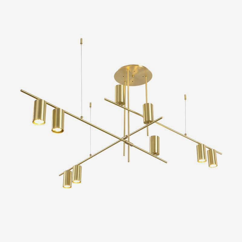 Modern Tribes Minimalist Chandelier Multi Head Pendant Light for Living Room and Office