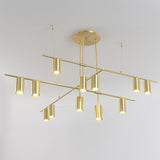 Modern Tribes Minimalist Chandelier Multi Head Pendant Light for Living Room and Office