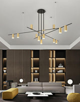 Modern Tribes Minimalist Chandelier Multi Head Pendant Light for Living Room and Office