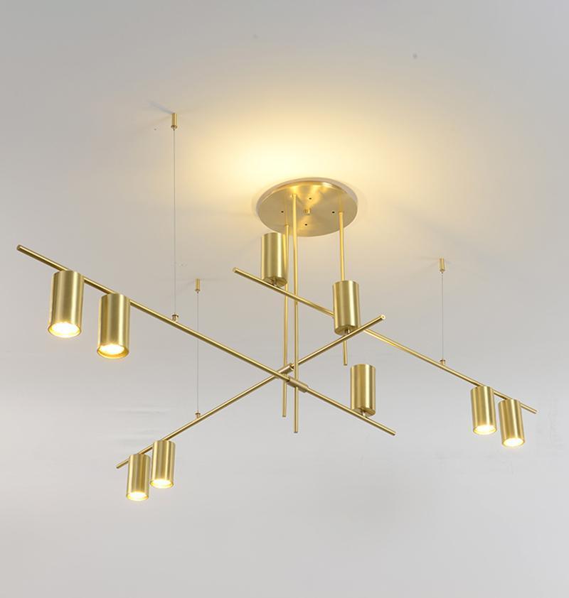 Modern Tribes Minimalist Chandelier Multi Head Pendant Light for Living Room and Office