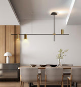 Modern Tribes Minimalist Chandelier Multi Head Pendant Light for Living Room and Office