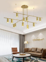 Modern Tribes Minimalist Chandelier Multi Head Pendant Light for Living Room and Office