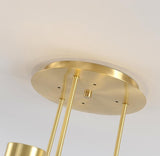 Modern Tribes Minimalist Chandelier Multi Head Pendant Light for Living Room and Office