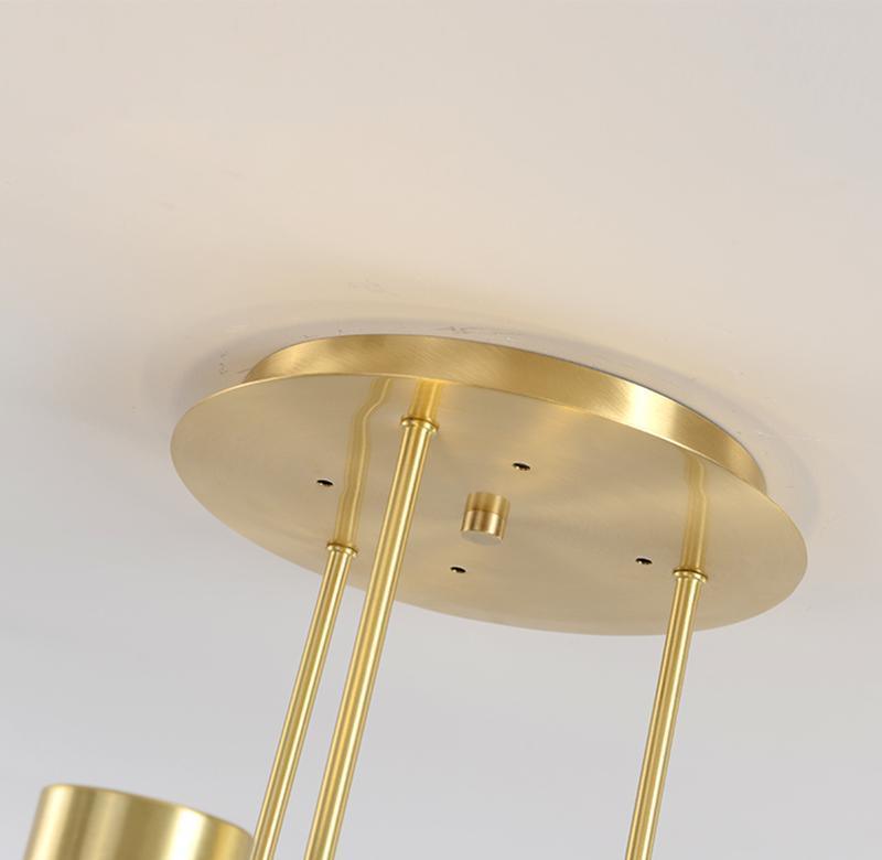 Modern Tribes Minimalist Chandelier Multi Head Pendant Light for Living Room and Office